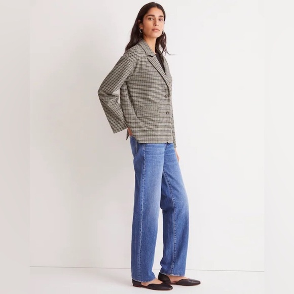 NWT Madewell Oversized Knit Blazer in Houndstooth Size M - Picture 7 of 12